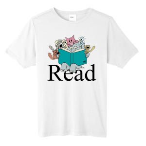 Read Cute Elephant Book Lover Gift Tall Fusion ChromaSoft Performance T-Shirt