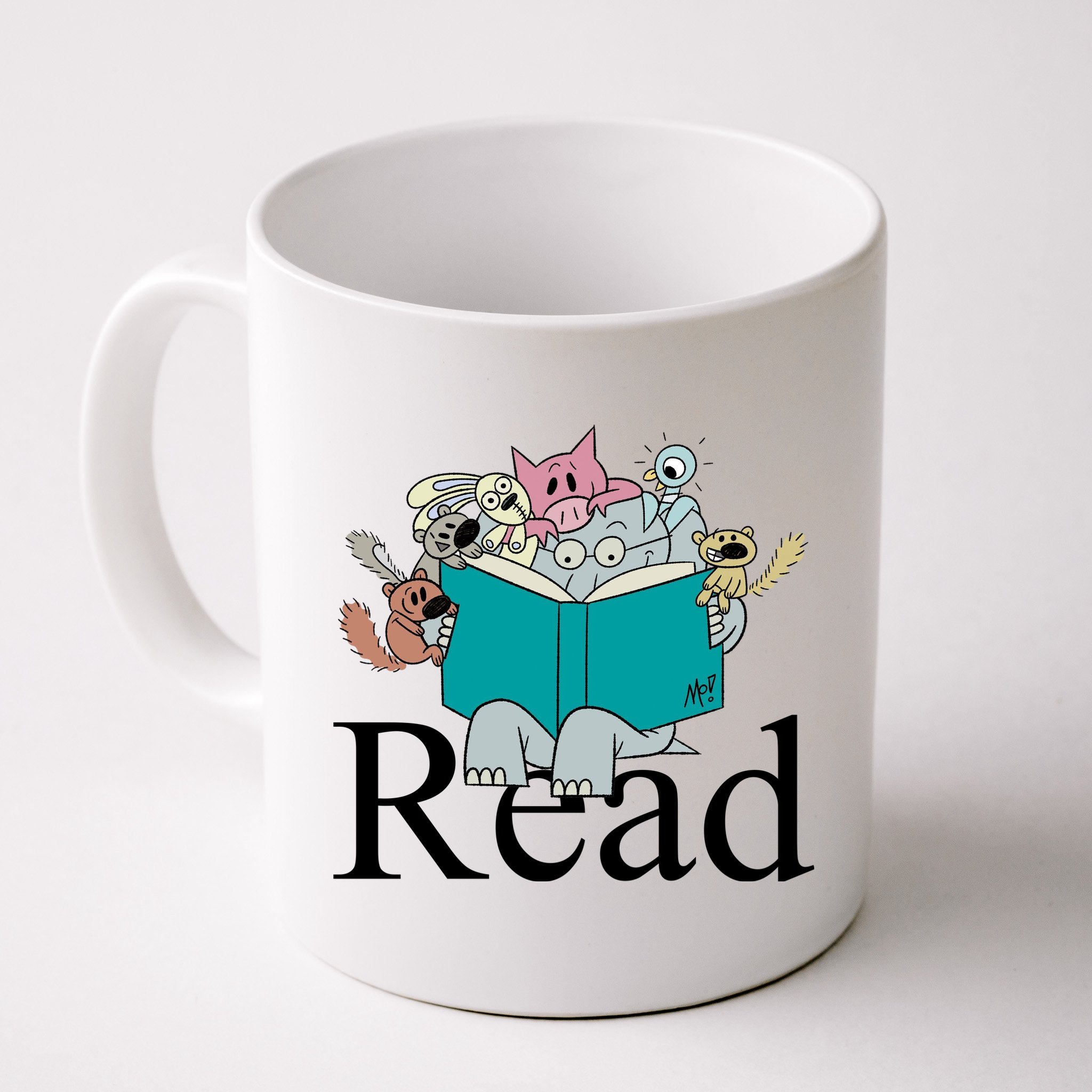 Read Cute Elephant Book Lover Gift Mug