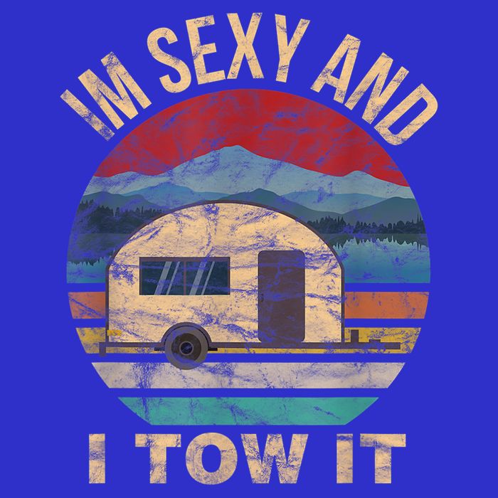 Rv Camper Funny Gift Im Sexy And I Tow It Funny Camper Gift Magnet