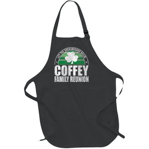 Retro Coffey Family Reunion Funny Irish Full-Length Apron With Pockets