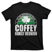 Retro Coffey Family Reunion Funny Irish T-Shirt