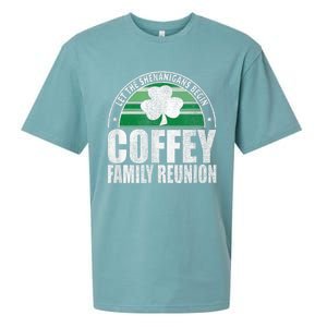 Retro Coffey Family Reunion Funny Irish Sueded Cloud Jersey T-Shirt