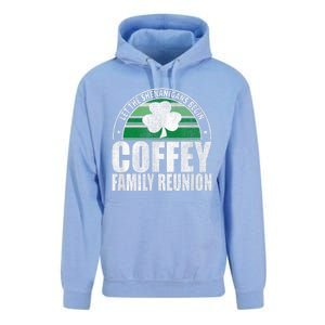 Retro Coffey Family Reunion Funny Irish Unisex Surf Hoodie