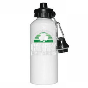 Retro Coffey Family Reunion Funny Irish Aluminum Water Bottle