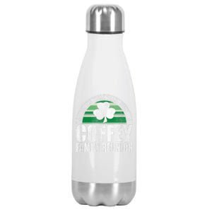 Retro Coffey Family Reunion Funny Irish Stainless Steel Insulated Water Bottle