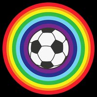 Rainbow Circle Football For Soccer Lover Best Sports Pride Impact Tech Backpack