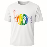 Rainbow Color Fish Cool Performance Shirt