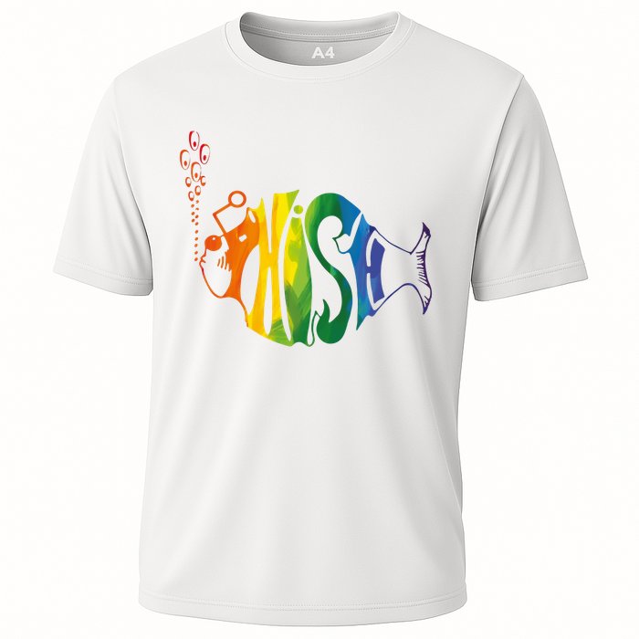 Rainbow Color Fish Cool Performance Shirt