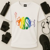 Rainbow Color Fish Cool Performance Shirt