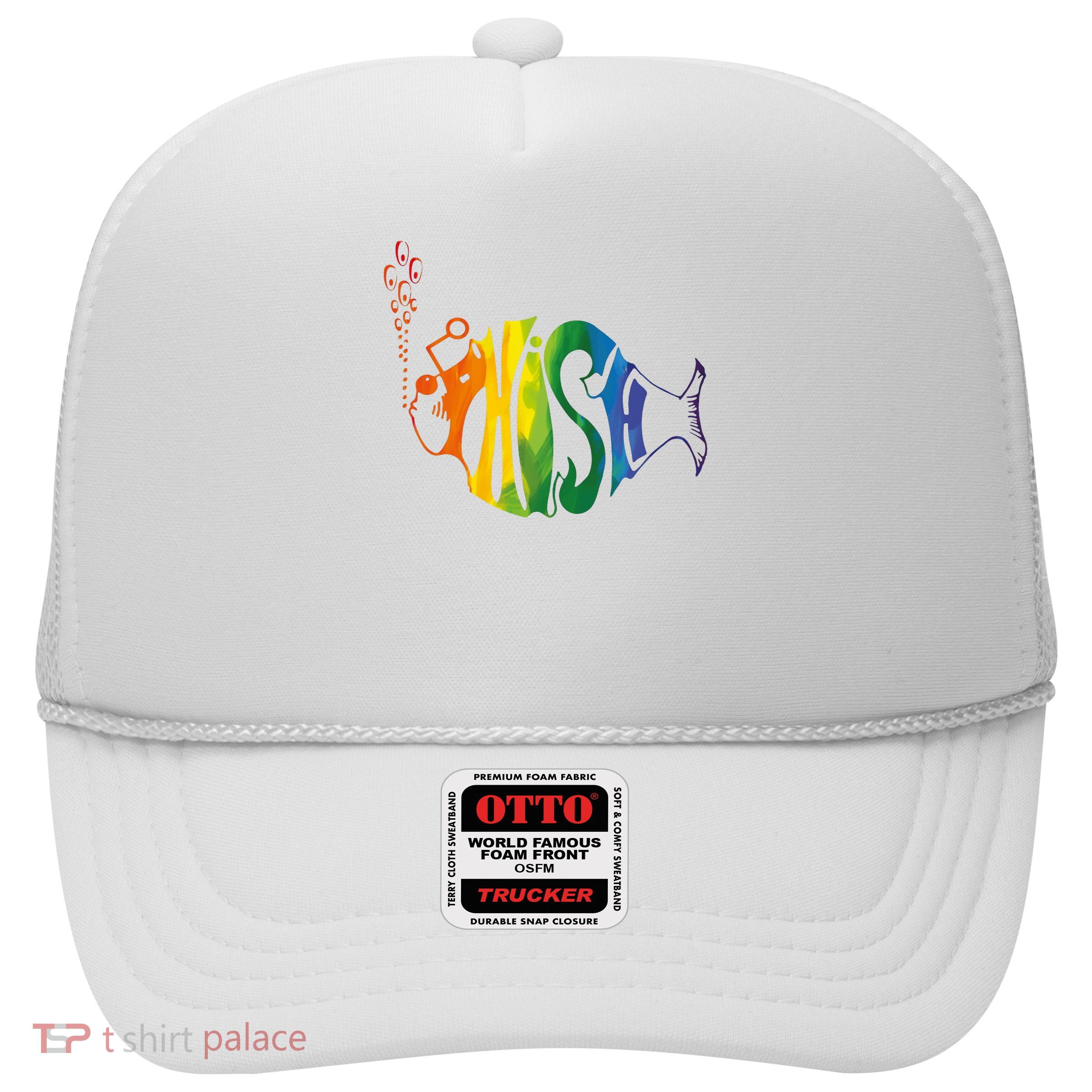 Rainbow Color Fish Cool Trucker Hat