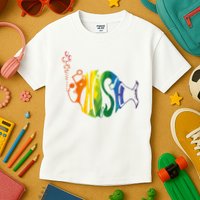 Rainbow Color Fish Cool Kids T-Shirt