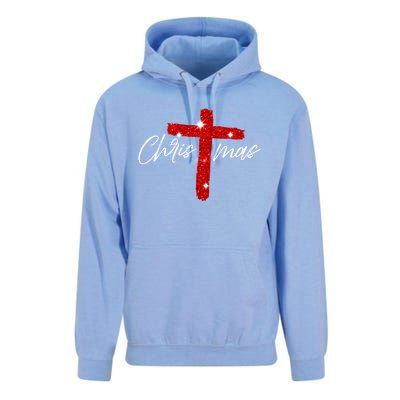 Retro Christmas Faith Cross Xmas Jesus Christmas Unisex Surf Hoodie