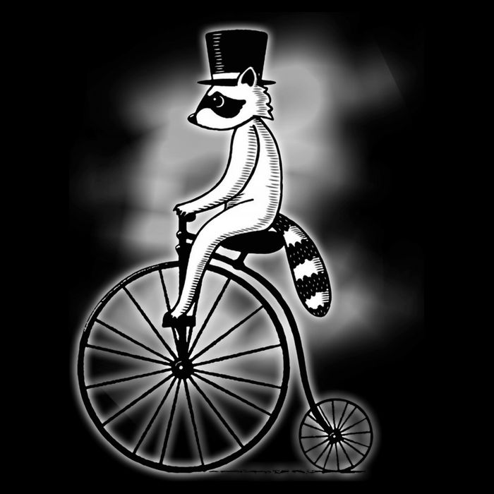 Raccon Circus Funny Fancy Raccon Cooling Performance Crew T-Shirt