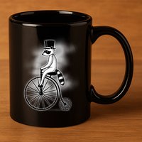 Raccon Circus Funny Fancy Raccon 11oz C Handle Ceramic Mug