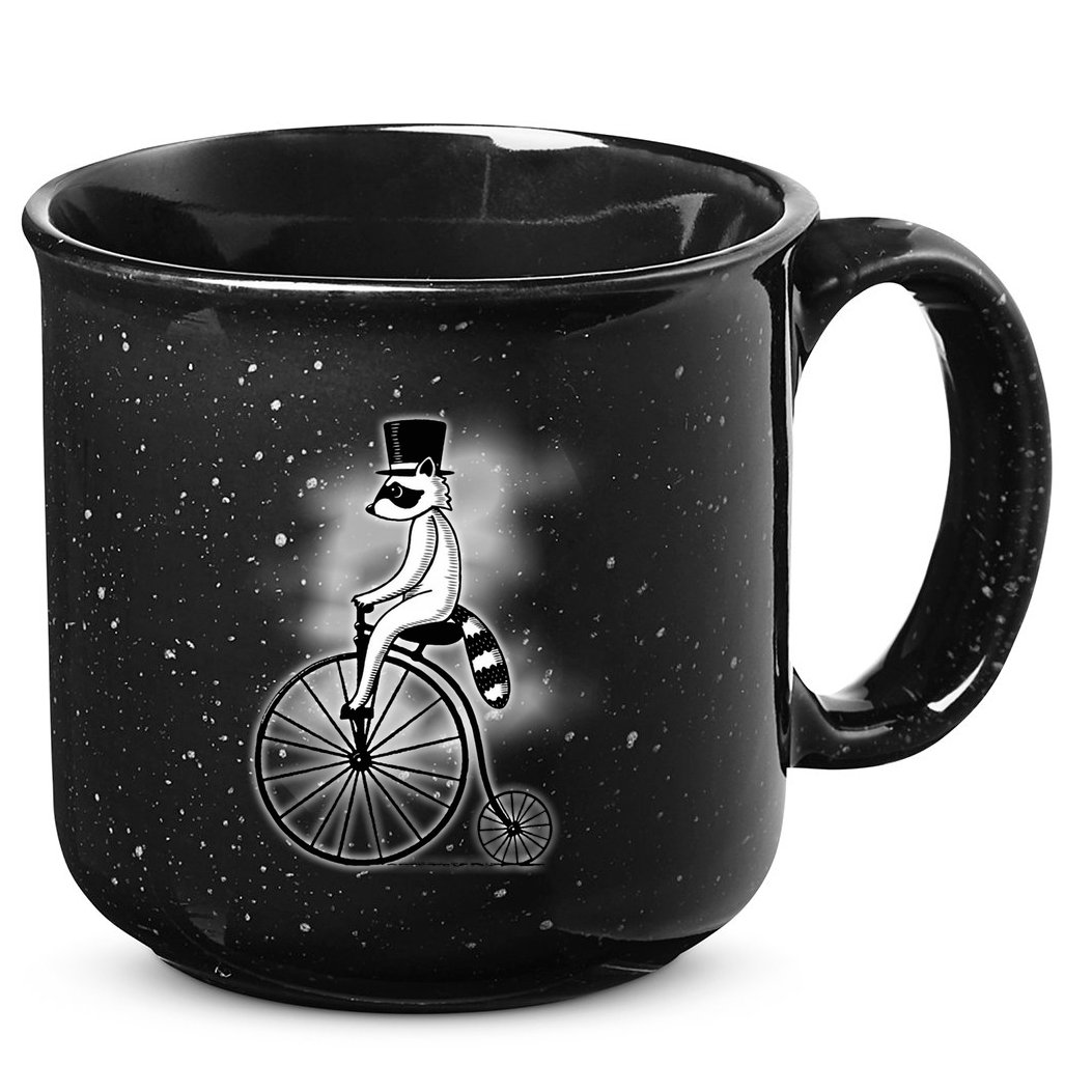 Raccon Circus Funny Fancy Raccon 15oz Campfire Ceramic Mug