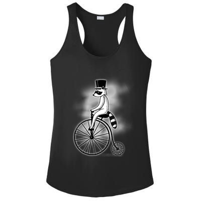 Raccon Circus Funny Fancy Raccon Ladies PosiCharge Competitor Racerback Tank