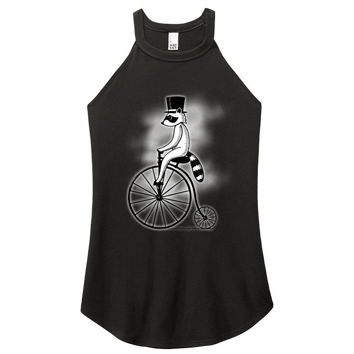 Raccon Circus Funny Fancy Raccon Women's Perfect Tri Rocker Tank