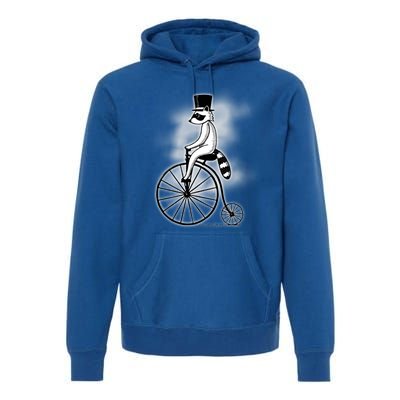 Raccon Circus Funny Fancy Raccon Premium Hoodie