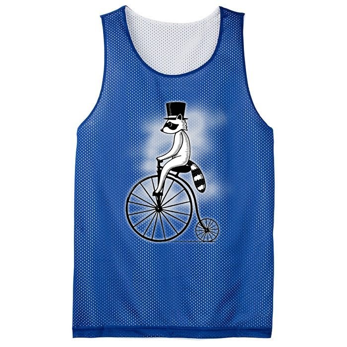 Raccon Circus Funny Fancy Raccon Mesh Reversible Basketball Jersey Tank