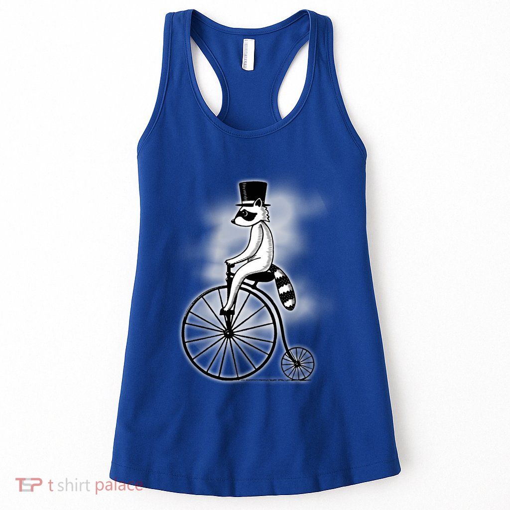 Raccon Circus Funny Fancy Raccon Womens Tank Top