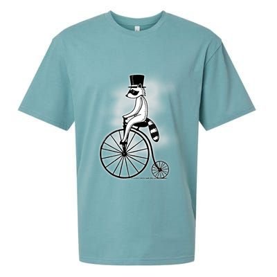 Raccon Circus Funny Fancy Raccon Sueded Cloud Jersey T-Shirt