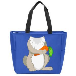 Rabbit Costume For Halloween Bunny Animal Cosplay Zip Tote Bag