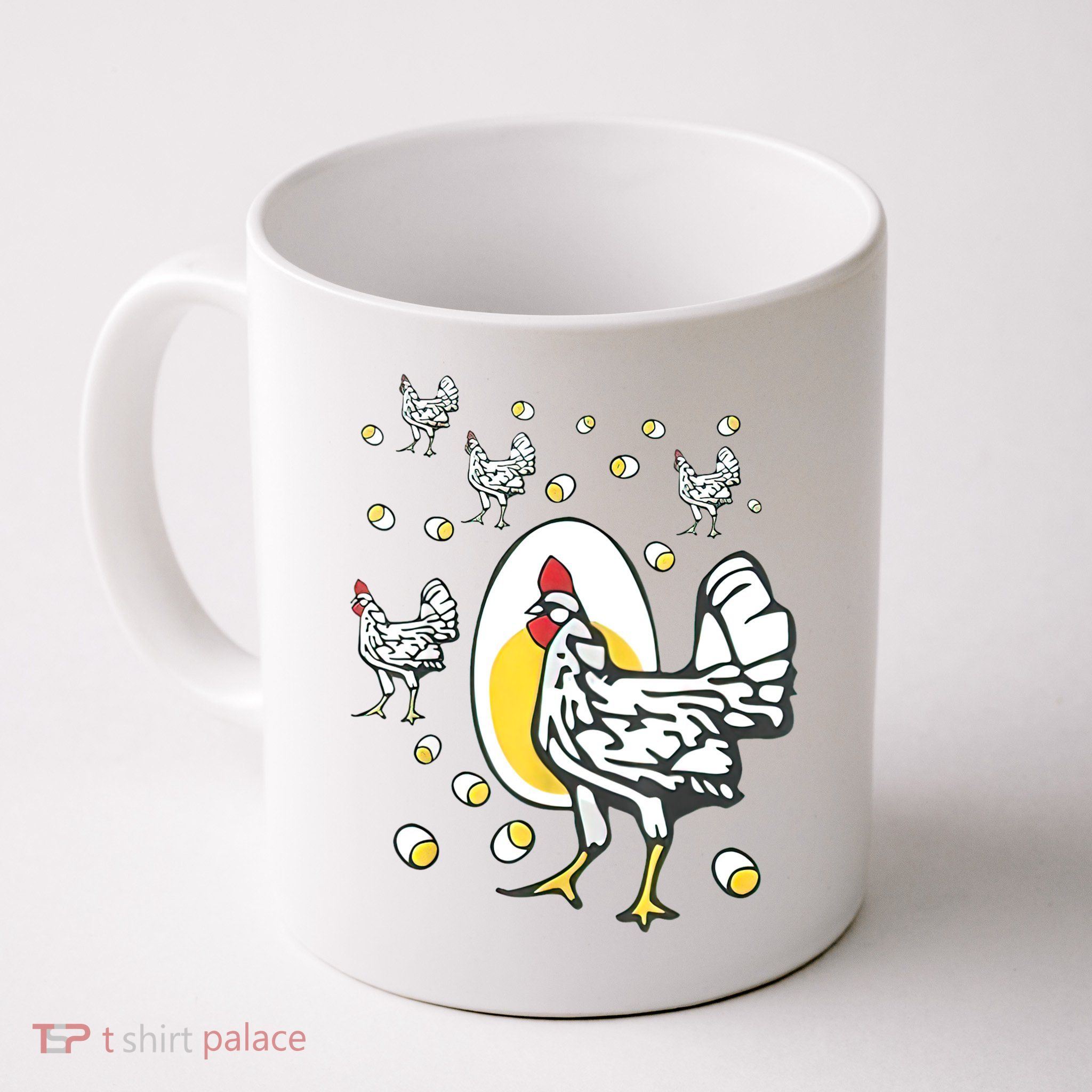 Roseanne Chicken Funny Roseanne Rooster And Egg Mug