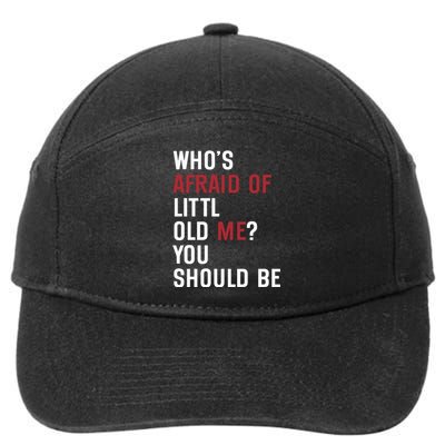 Retro Concert Funny Slogan 7-Panel Snapback Hat