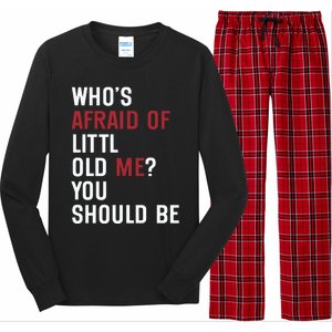 Retro Concert Funny Slogan Long Sleeve Pajama Set