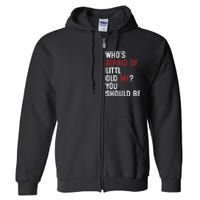 Retro Concert Funny Slogan Full Zip Hoodie