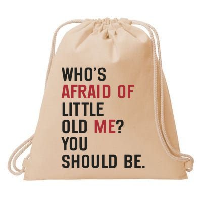 Retro Concert Funny Slogan Drawstring Bag