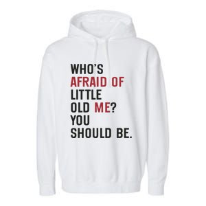 Retro Concert Funny Slogan Garment-Dyed Fleece Hoodie