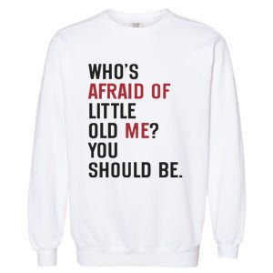 Retro Concert Funny Slogan Garment-Dyed Sweatshirt