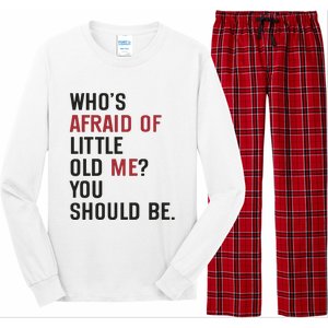 Retro Concert Funny Slogan Long Sleeve Pajama Set