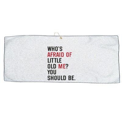 Retro Concert Funny Slogan Large Microfiber Waffle Golf Towel