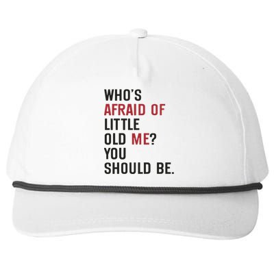 Retro Concert Funny Slogan Snapback Five-Panel Rope Hat