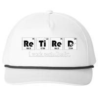 Retired Chemist Funny Gift Periodic Table Chemistry Snapback Five-Panel Rope Hat