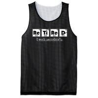 Retired Chemist Funny Gift Periodic Table Chemistry Mesh Reversible Basketball Jersey Tank