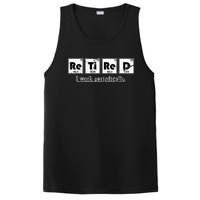 Retired Chemist Funny Gift Periodic Table Chemistry PosiCharge Competitor Tank