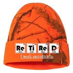 Retired Chemist Funny Gift Periodic Table Chemistry Kati Licensed 12" Camo Beanie