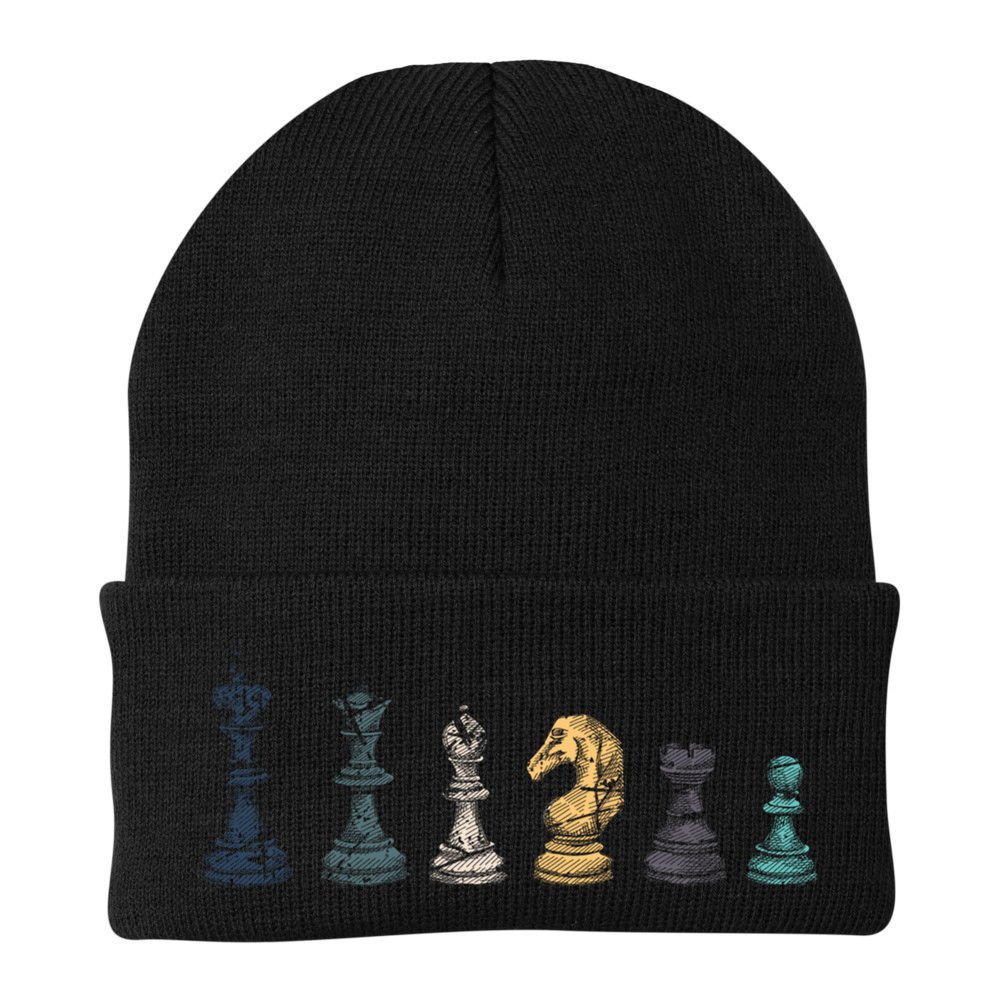 Retro Chess Funny Gift Beanie