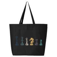 Retro Chess Funny Gift 25L Jumbo Tote