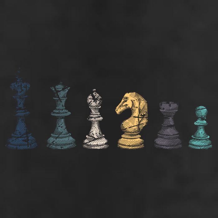 Retro Chess Funny Gift 25L Jumbo Tote