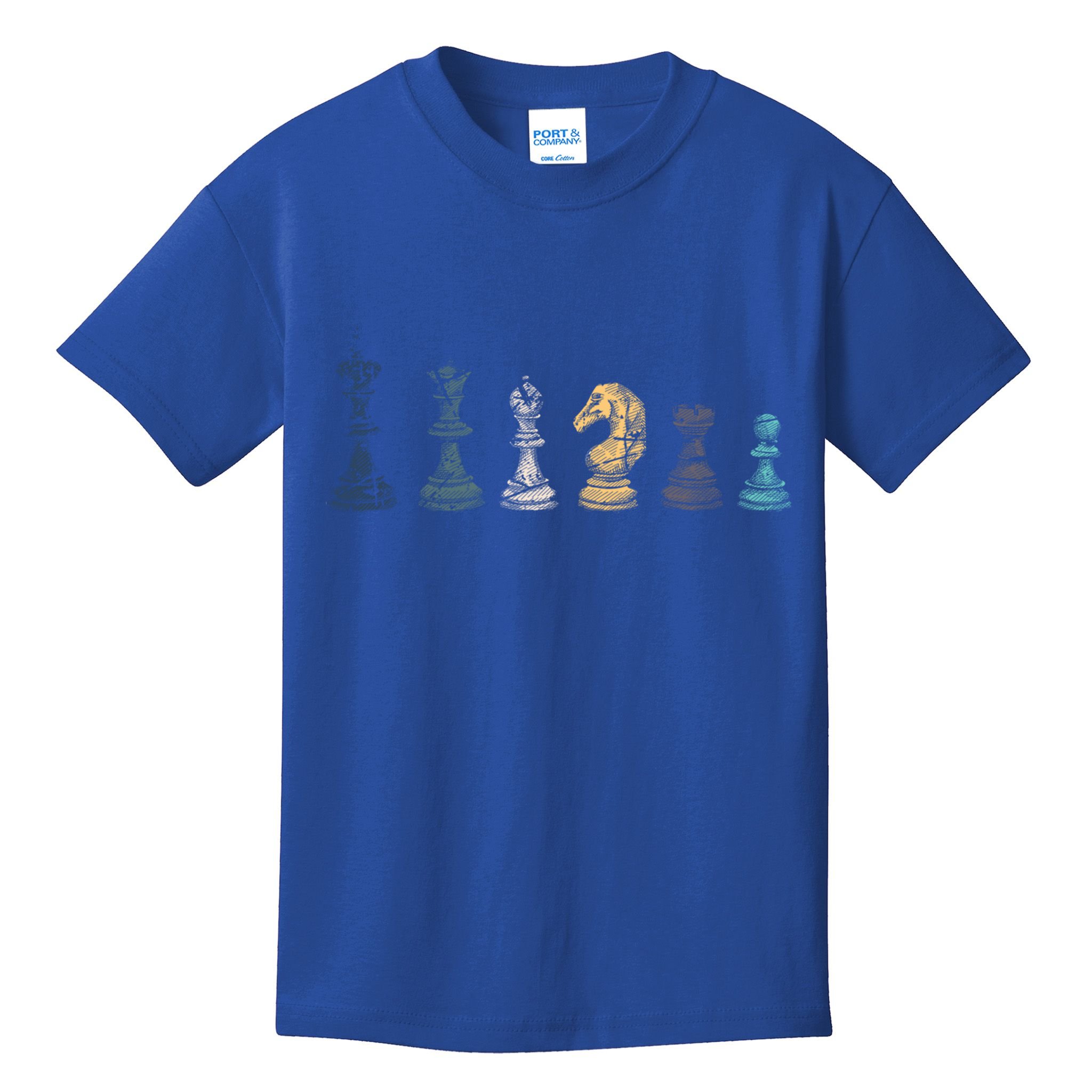 Retro Chess Funny Gift Kids T-Shirt