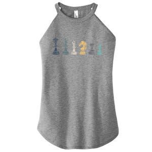 Retro Chess Funny Gift Women's Perfect Tri Rocker Tank