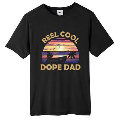 Reel Cool Father Day Fishing Dope Dad Weed Marijuana Stoner Tall Fusion ChromaSoft Performance T-Shirt