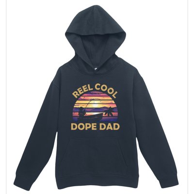 Reel Cool Father Day Fishing Dope Dad Weed Marijuana Stoner Urban Pullover Hoodie