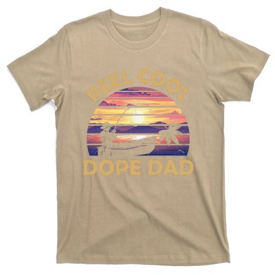 Reel Cool Father Day Fishing Dope Dad Weed Marijuana Stoner T-Shirt