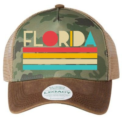 Retro Colors Florida Legacy Tie Dye Trucker Hat