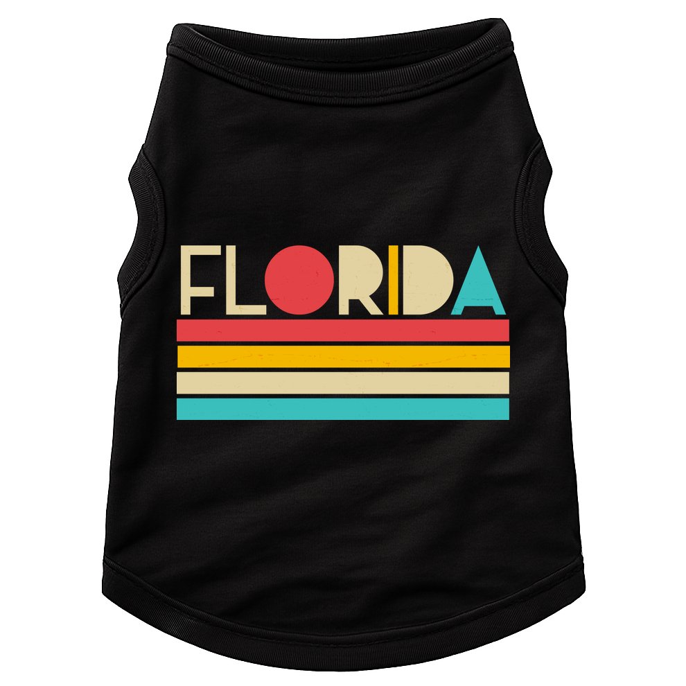 Retro Colors Florida Doggie Tank